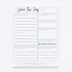 
            
                Load image into Gallery viewer, Seize The Day Notepad
            
        